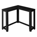 Monarch Specialties Accent Table, Console, Entryway, Narrow, Corner, Living Room, Bedroom, Black Laminate, Transitional I 3657
